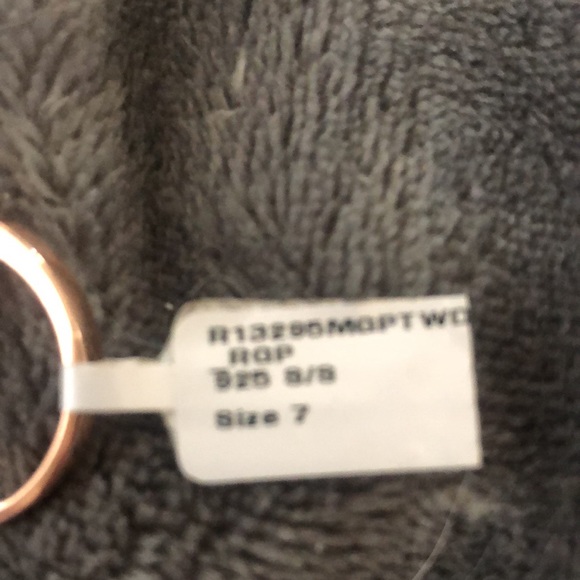 Pink Morganite & Diamonds Rose Gold plated Ring - Picture 16 of 16